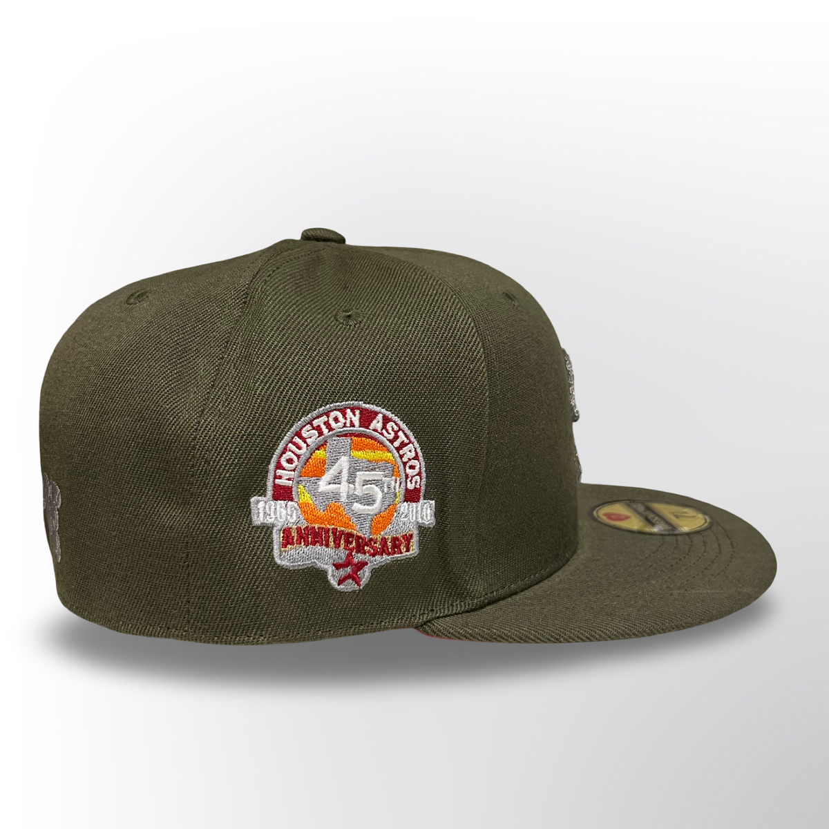 Diamonds Dancing Astros - Olive Green Hat
