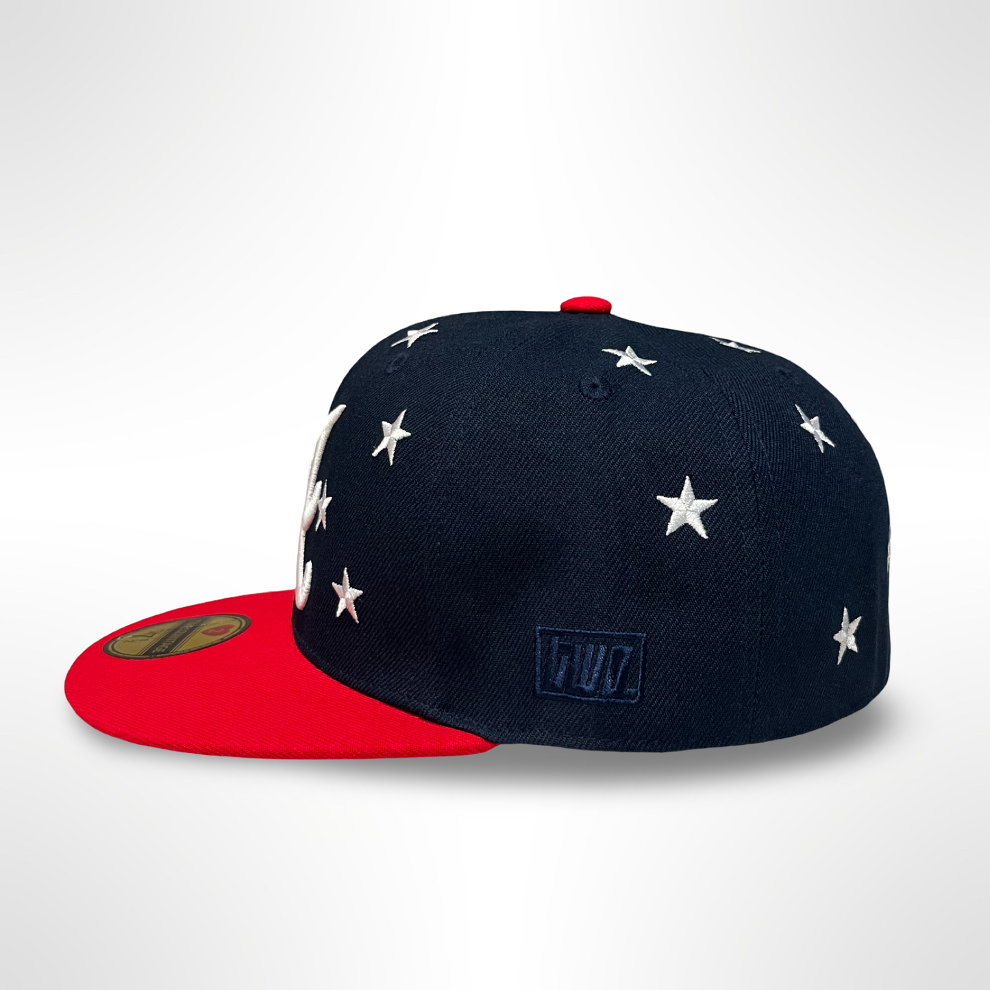 Home Of The Braves - Blue/Red Fitted