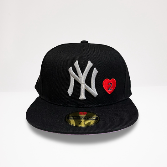 Classic NY Love - Black Fitted