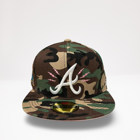 Pink Lightning Atlanta - Camo Snap Back