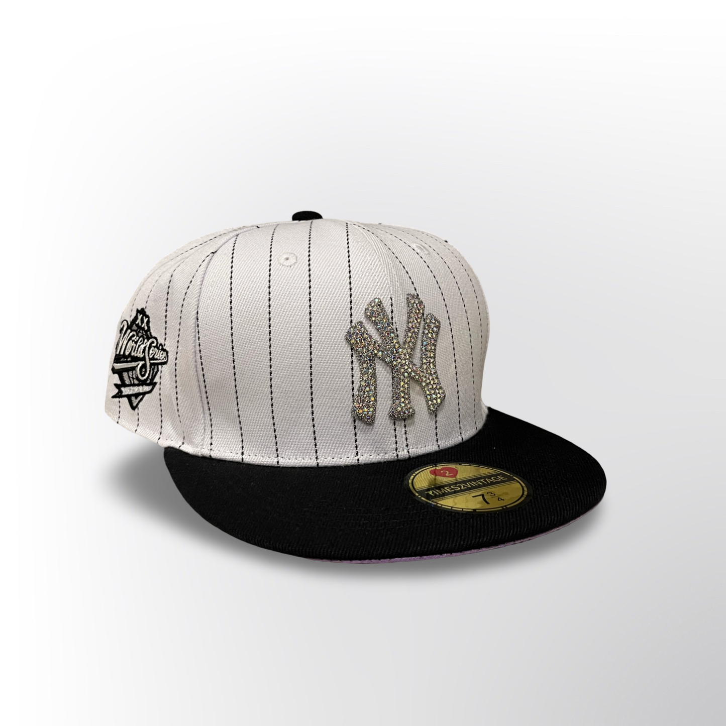 Diamonds Dancing NY - Pinstripe/Black Fitted
