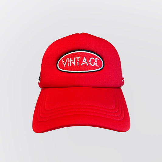 Classic Vintage Trucker - Red Trucker