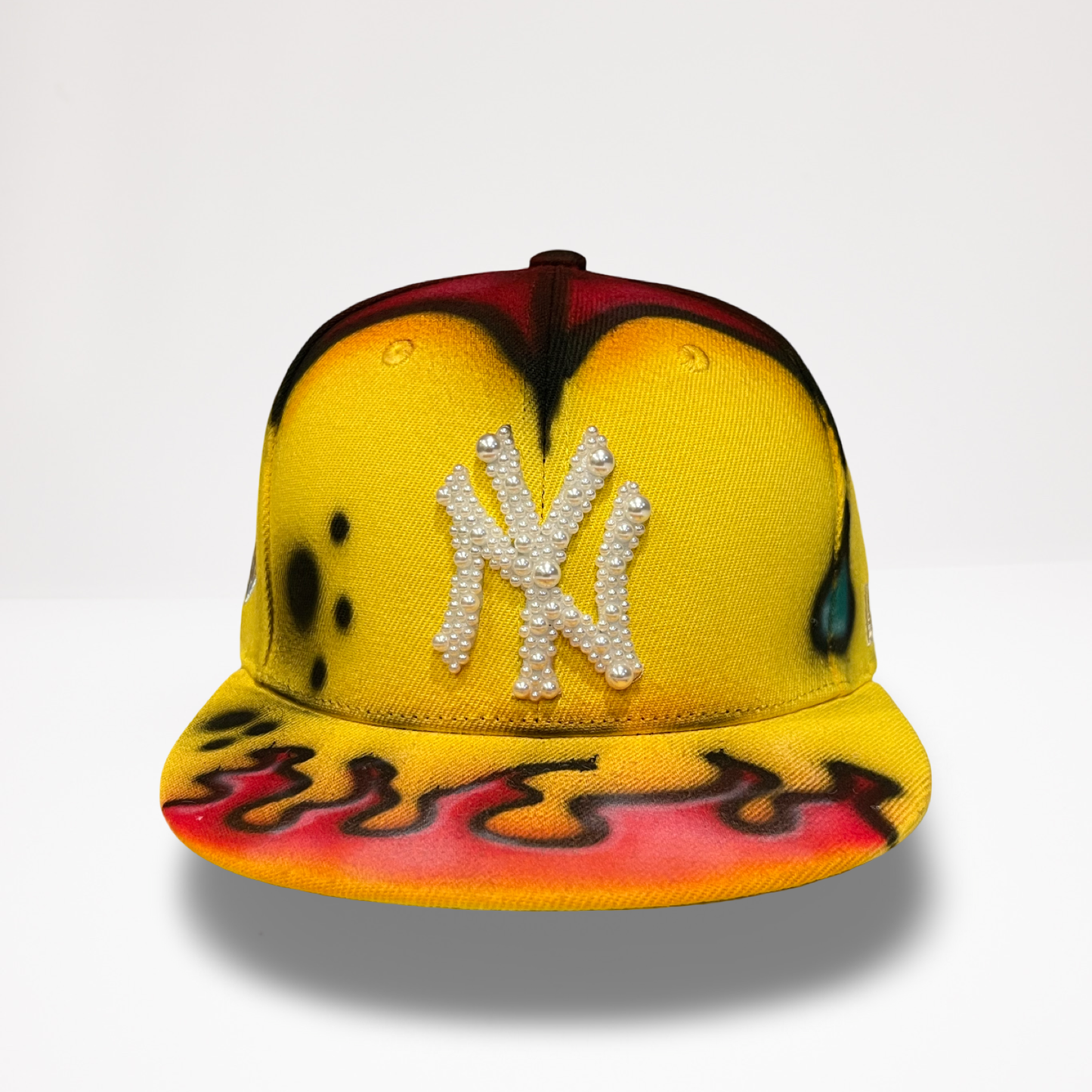 Afrobaby Dirty Pearls NY - Yellow Fitted