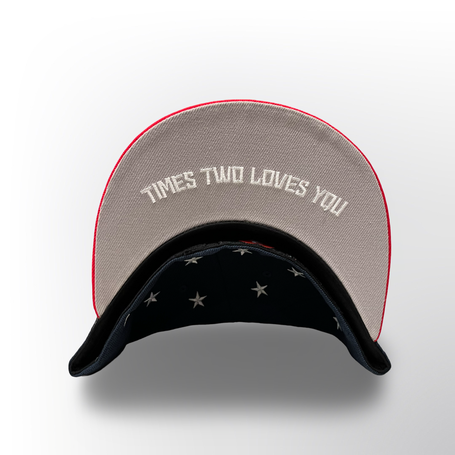 Land of The Free NY - Navy/Red Fitted