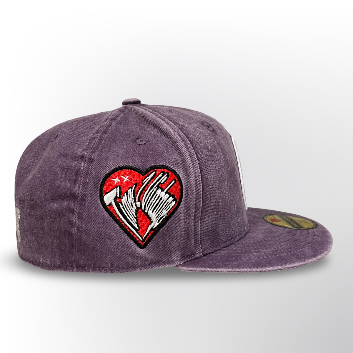 Stonewash Loves Baltimore - Purple Fitted