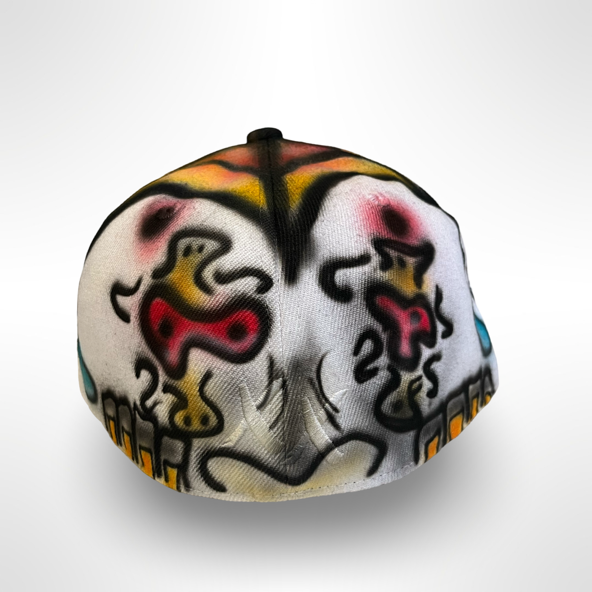 Afrobaby Graffiti NY - White Fitted