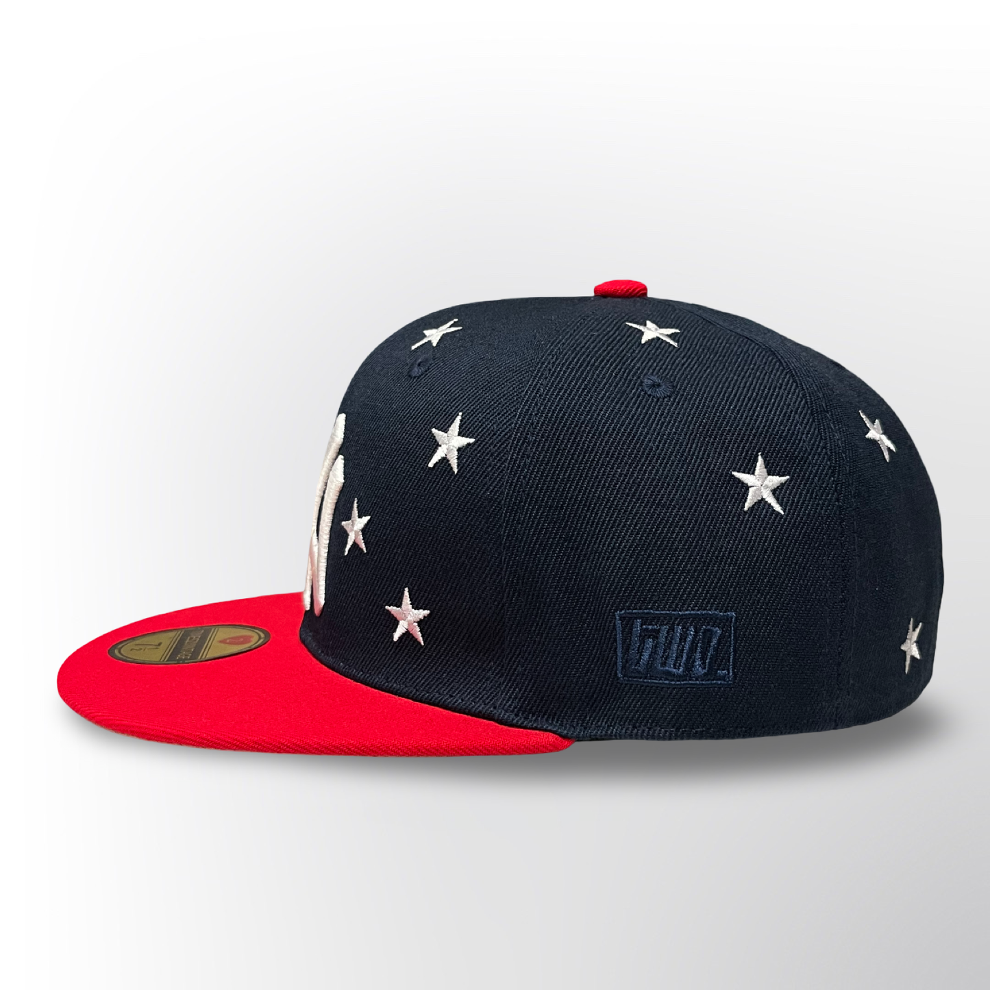 Land of The Free NY - Navy/Red Fitted