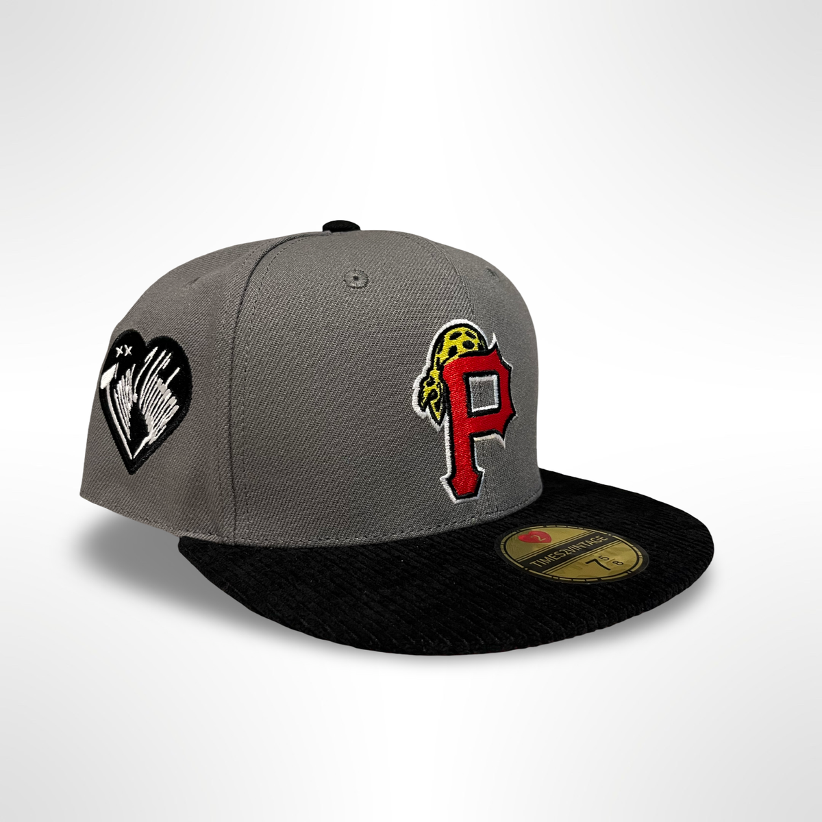 Pittsburgh Classic Pirates - Grey/Black Fitted