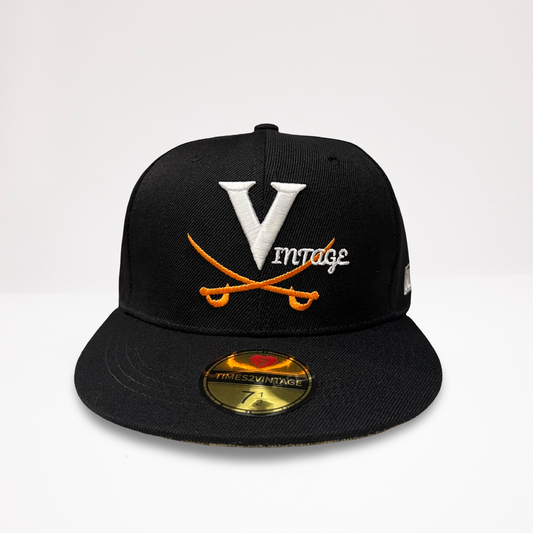 Vintage University - Black Fitted