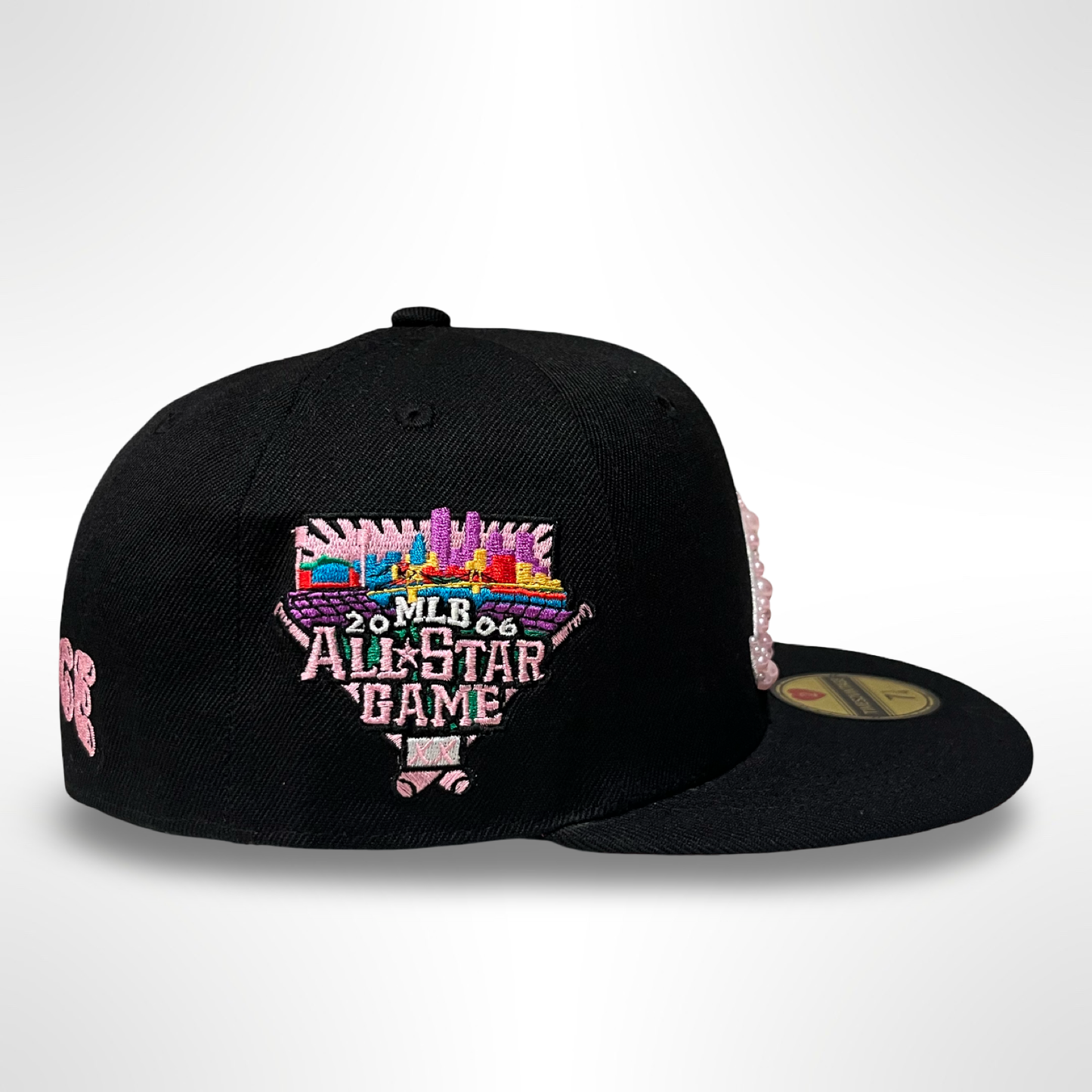 Pink Pearl World ATL - Black Fitted