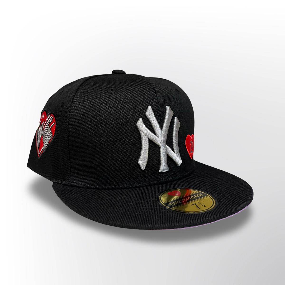 Classic NY Love - Black Fitted