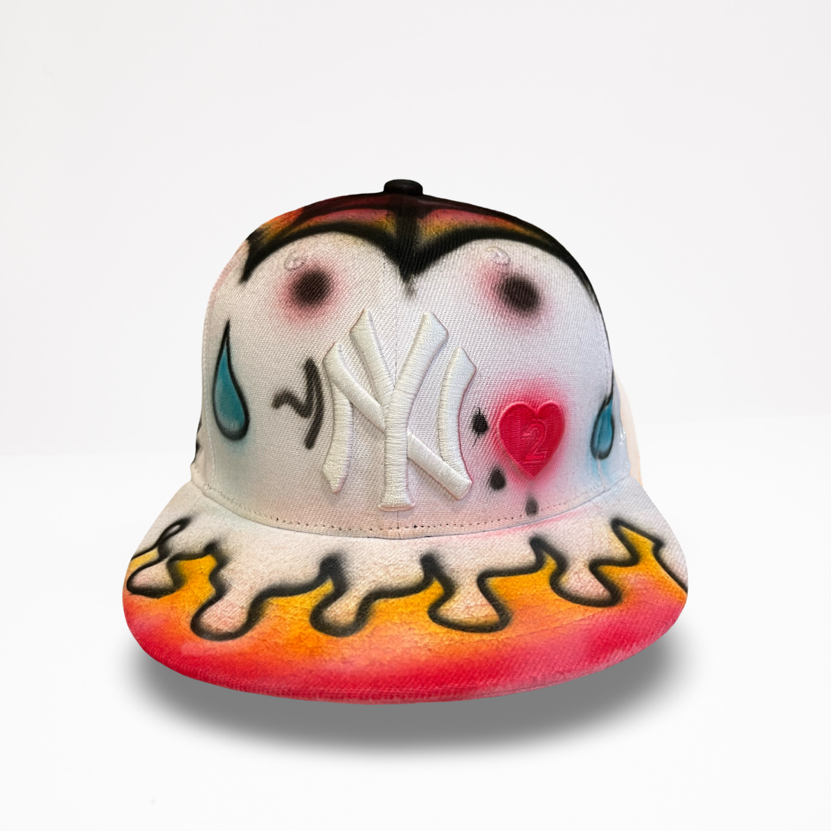 Afrobaby Graffiti NY - White Fitted
