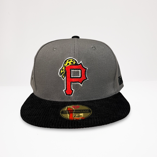 Pittsburgh Classic Pirates - Grey/Black Fitted