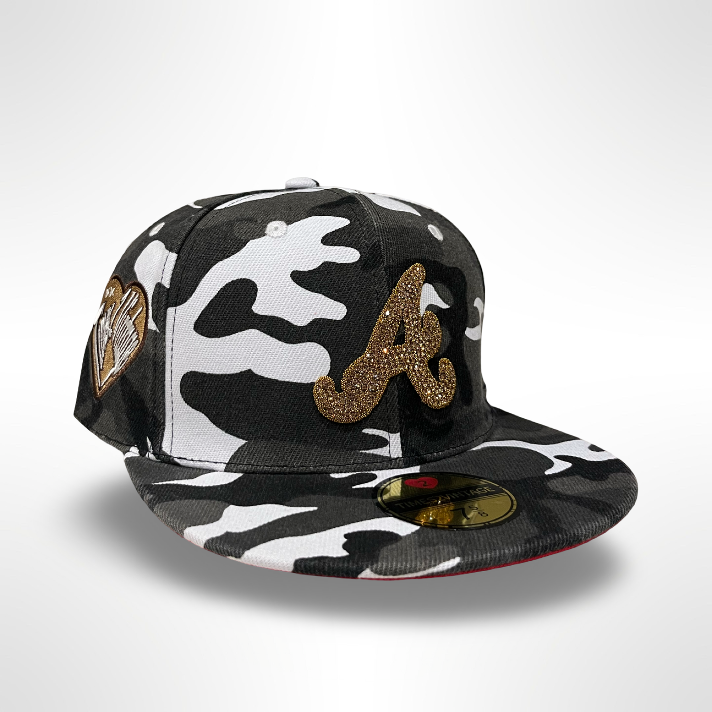 Diamonds Dancing ATL - White Camo Fitted