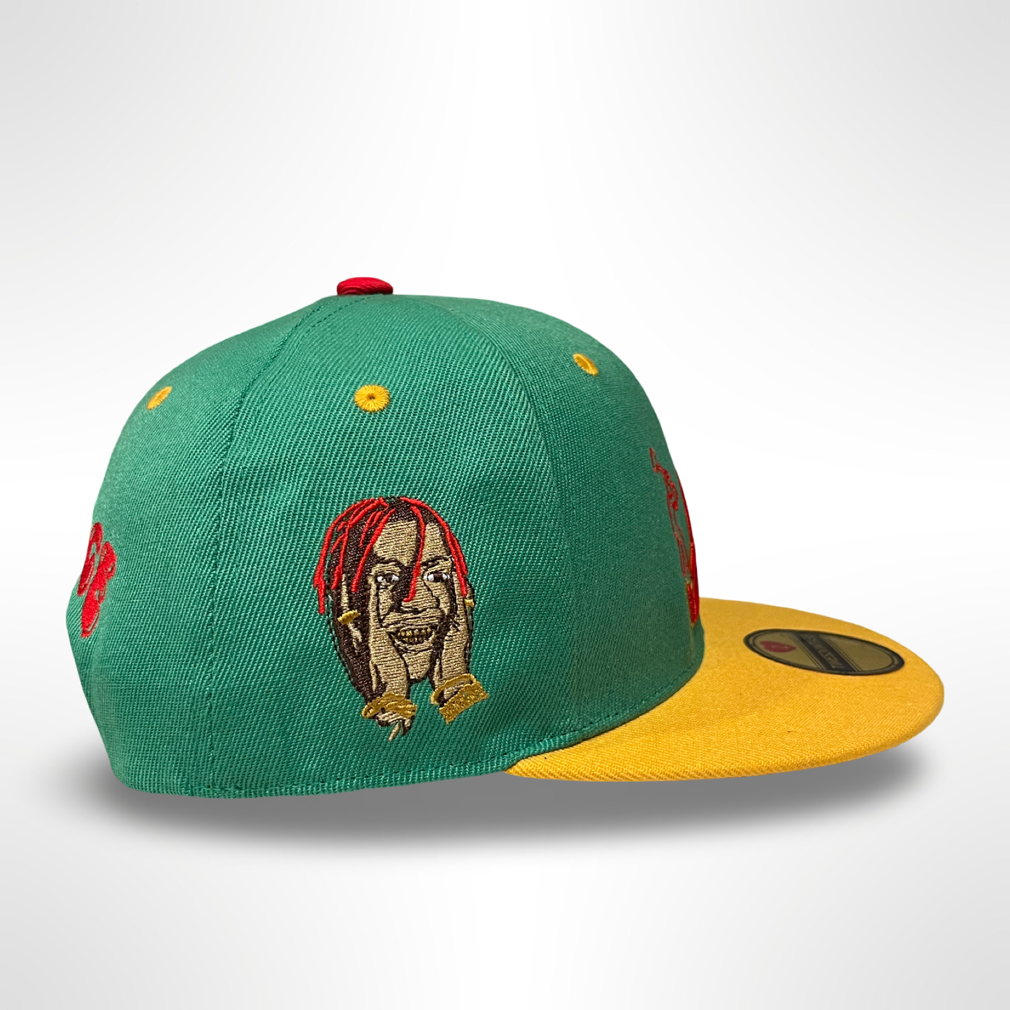 What The Concrete ATL - Green/Yellow Snap Back
