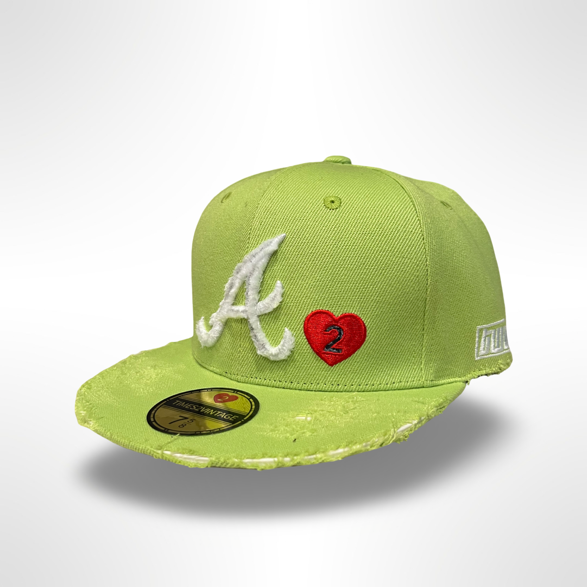 Distressed ATL - Grinch Green Fitted