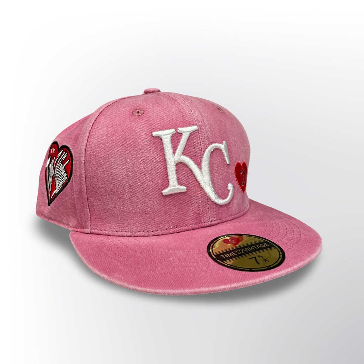 Stonewash Loves KC - Pink Fitted