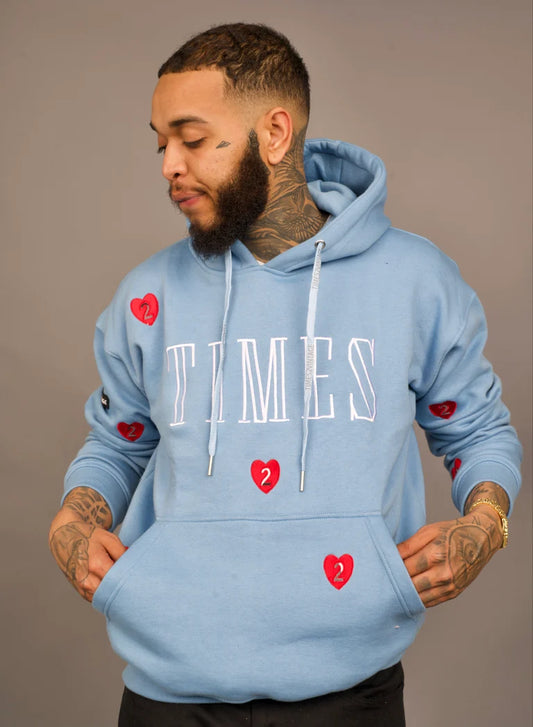 Heart To Heart - Blue Hoodie