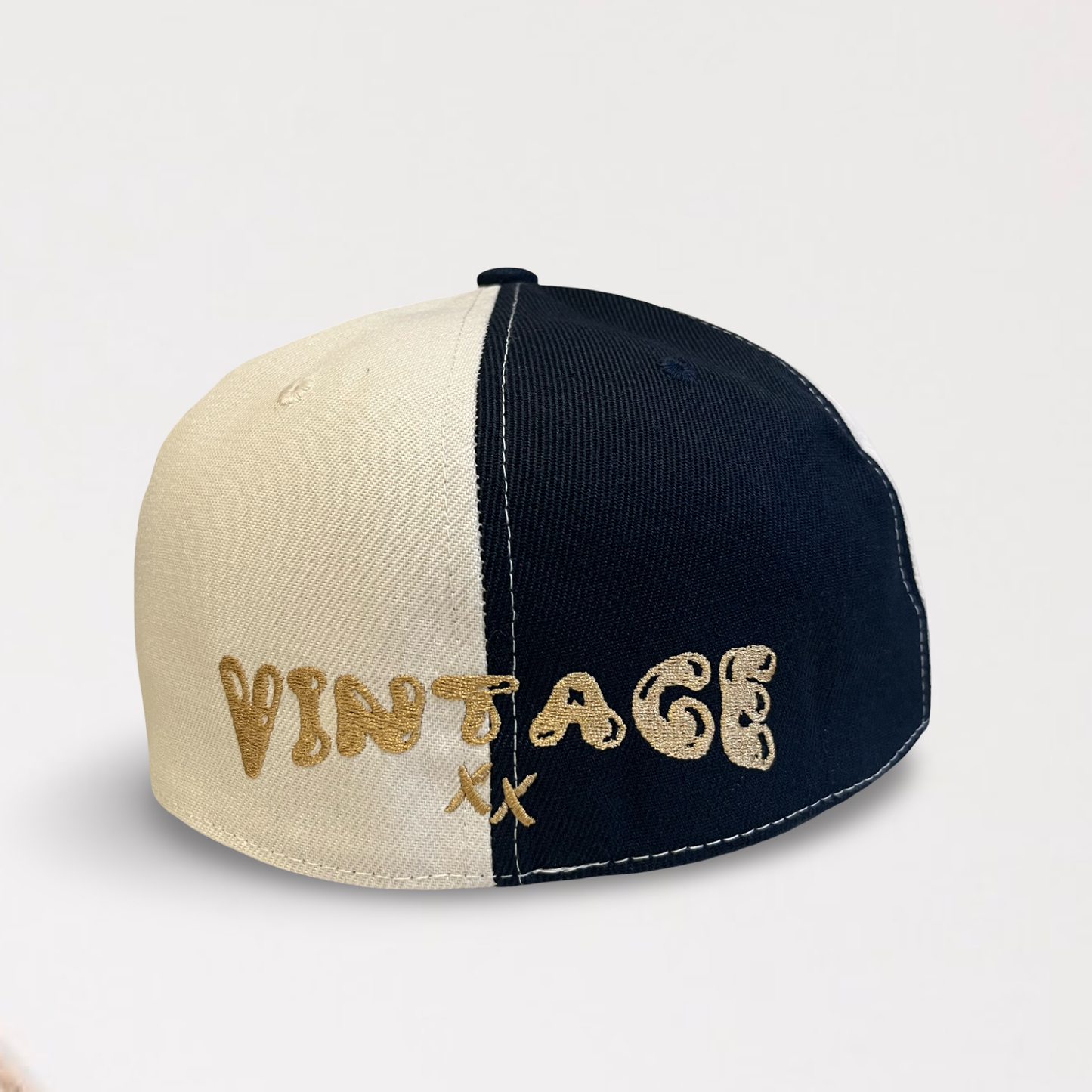 World Champions NY - Creme/Blue Fitted