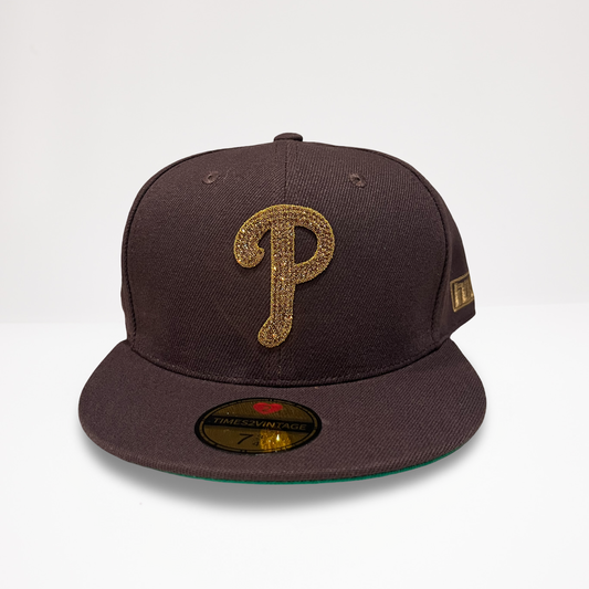 Golden Diamonds Philly - Brown Fitted