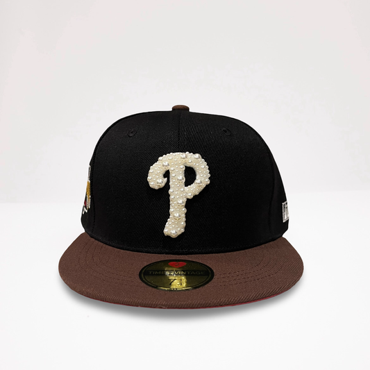 Philly Gem - Black/Brown Fitted