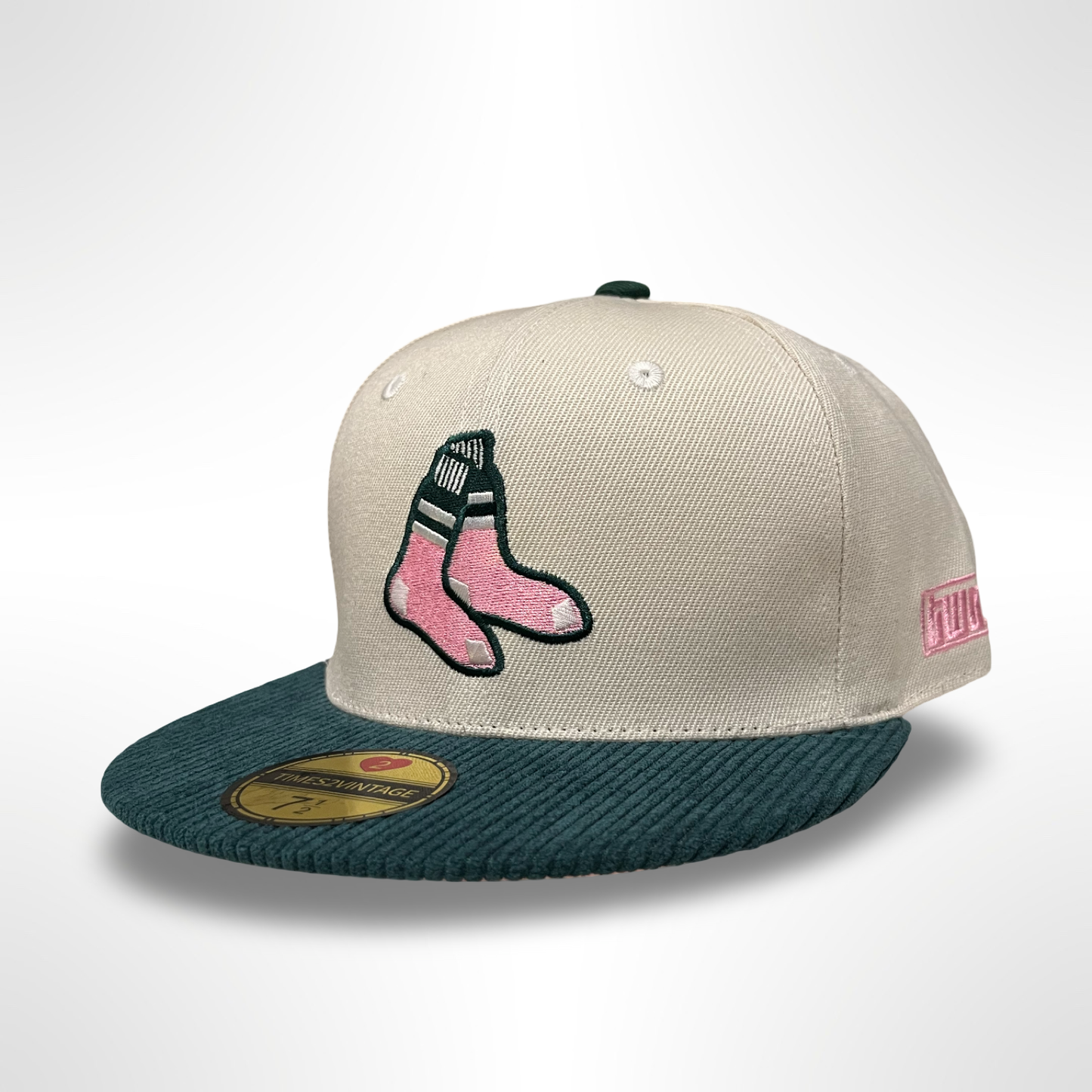 Cozy Boston RedSox - Creme/Green Fitted
