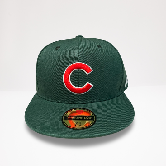 Be Alert Cubs - Green Fitted