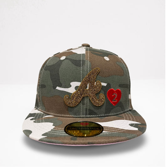 Love Is War ATL - Camo Snap Back