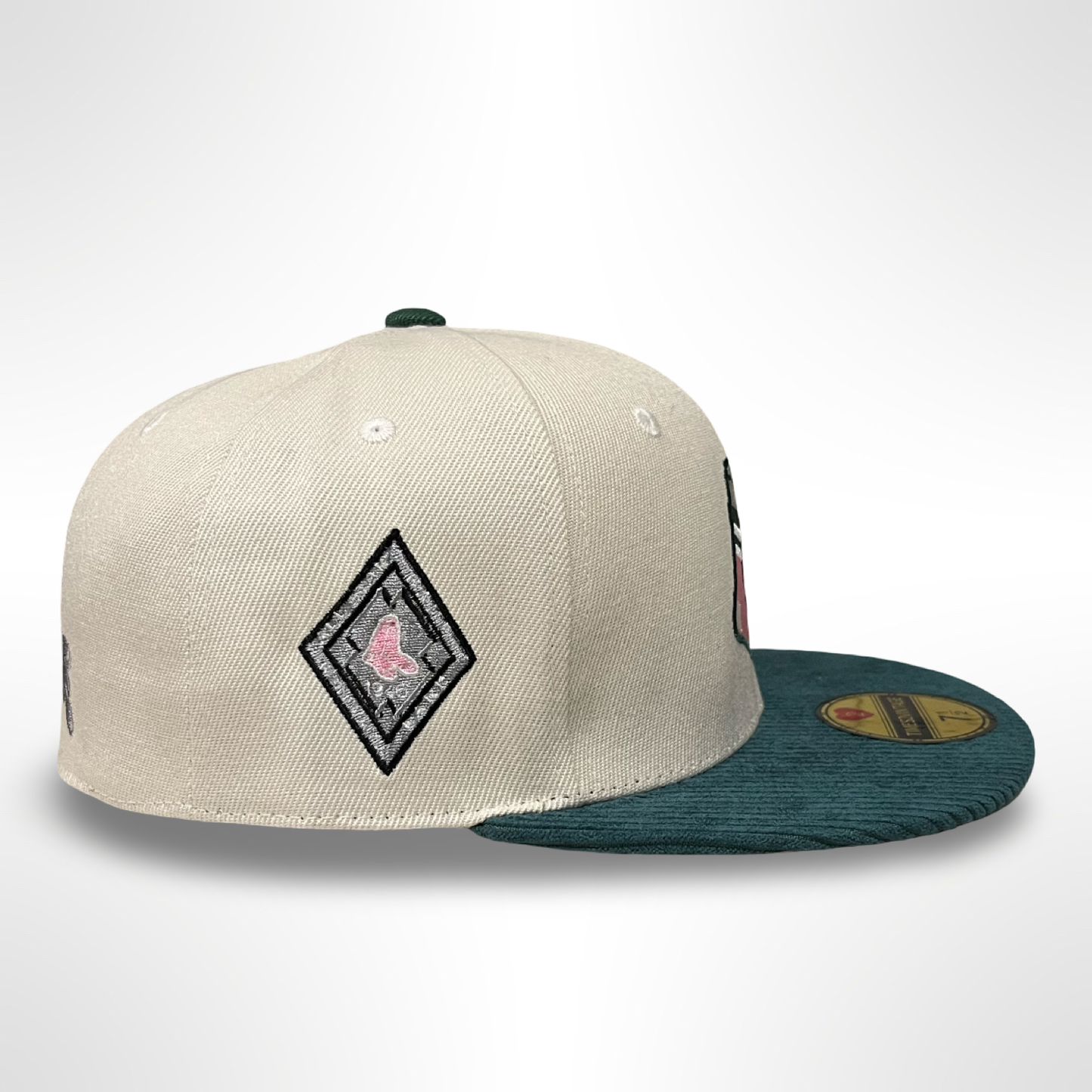 Cozy Boston RedSox - Creme/Green Fitted