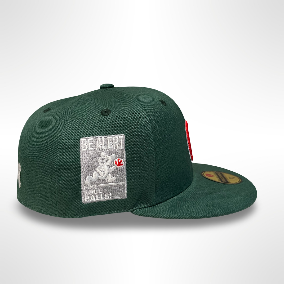 Be Alert Cubs - Green Fitted