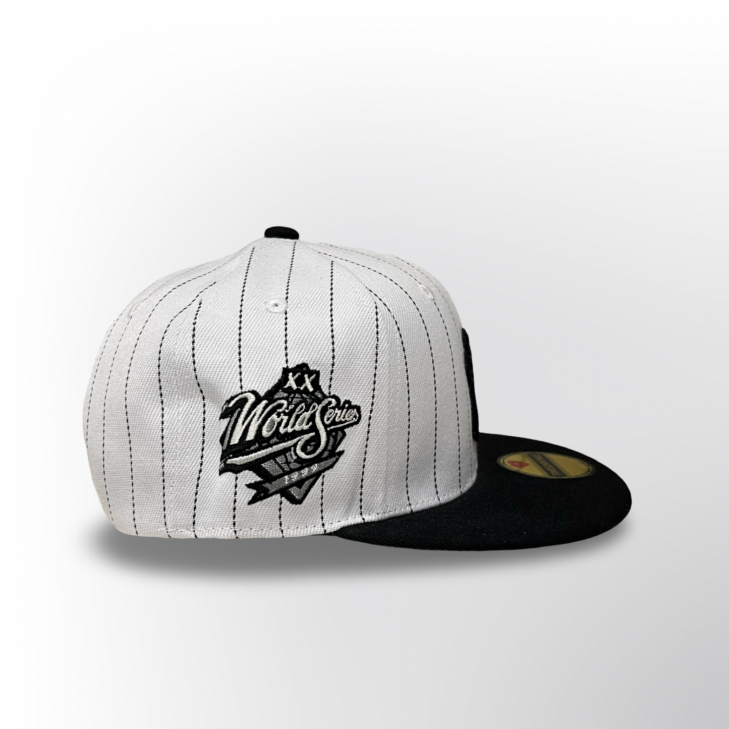 Bronx Bomber  - Pinstripe/Black Snap Back