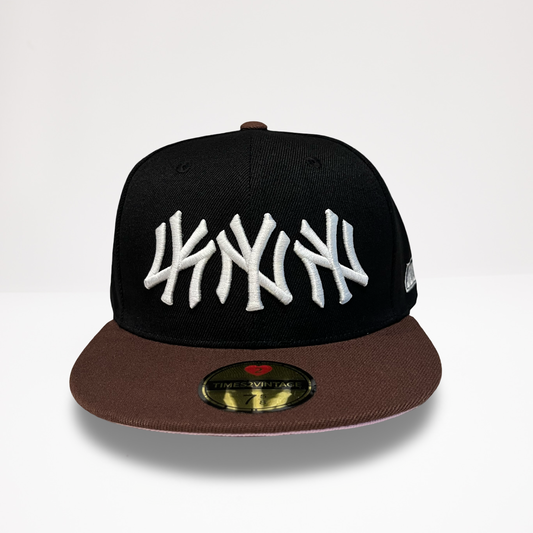 Triple NY - Black/Brown Fitted