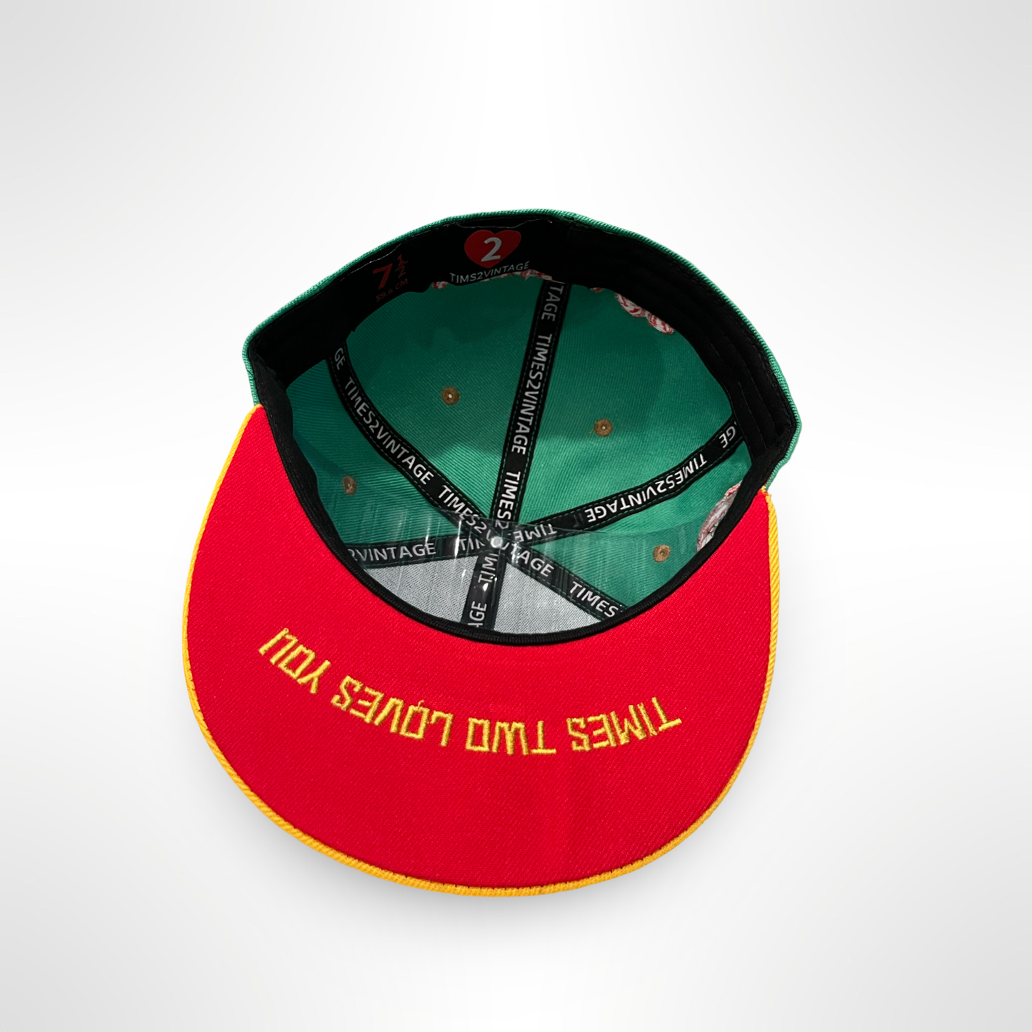 What The Concrete ATL - Green/Yellow Fitted