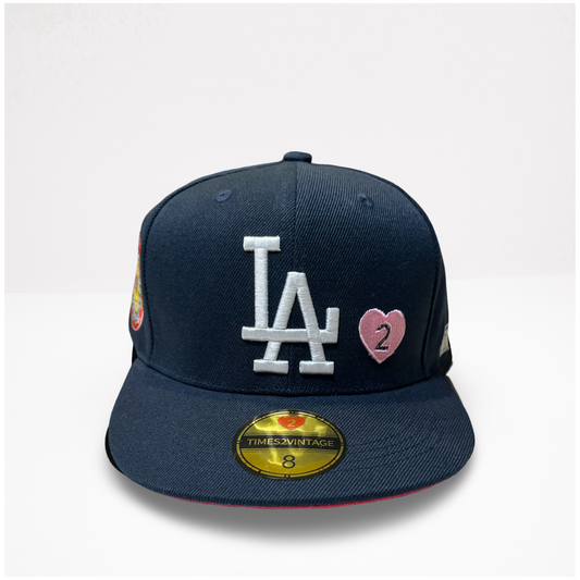 I Love LA - Navy Blue Fitted