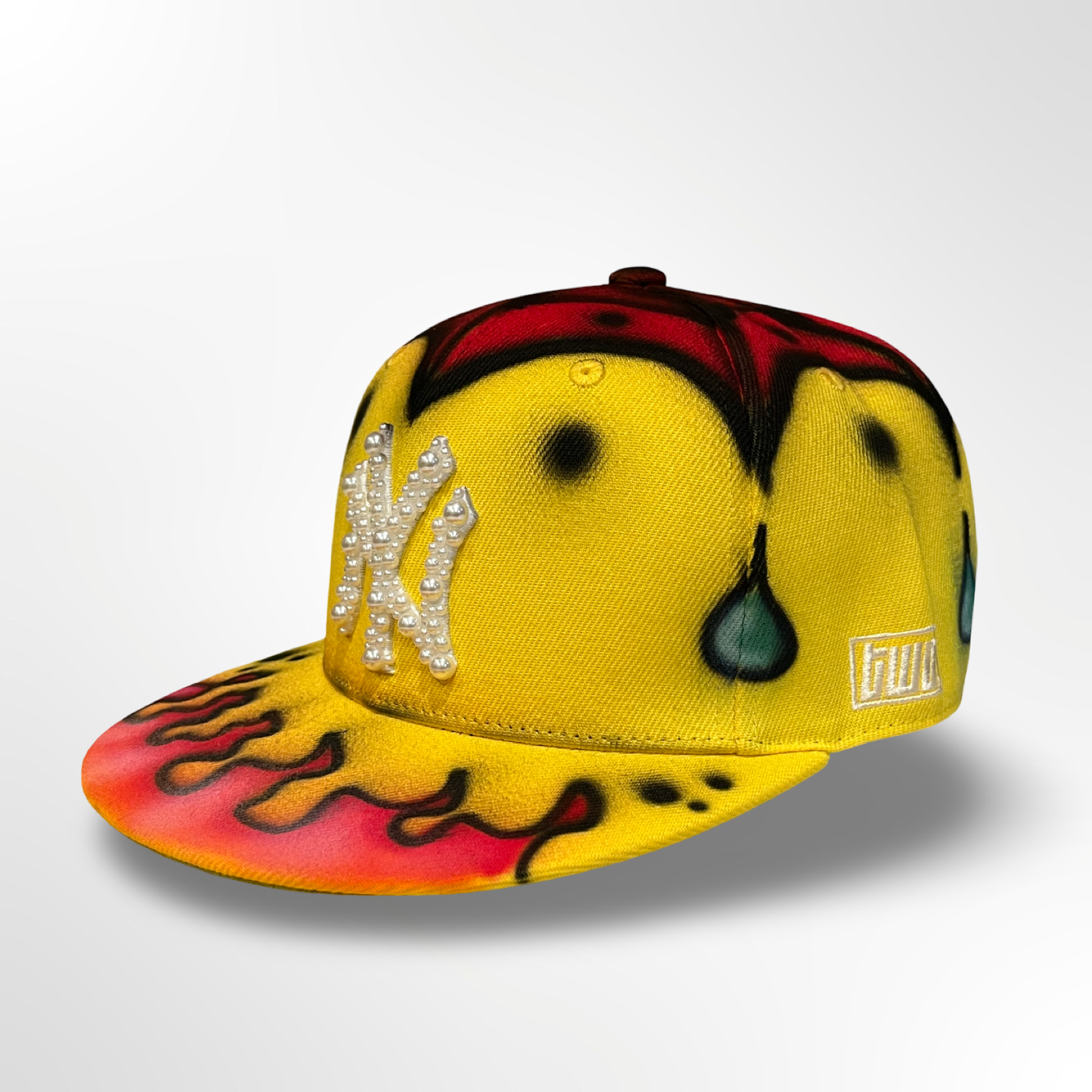 Afrobaby Dirty Pearls NY - Yellow Fitted