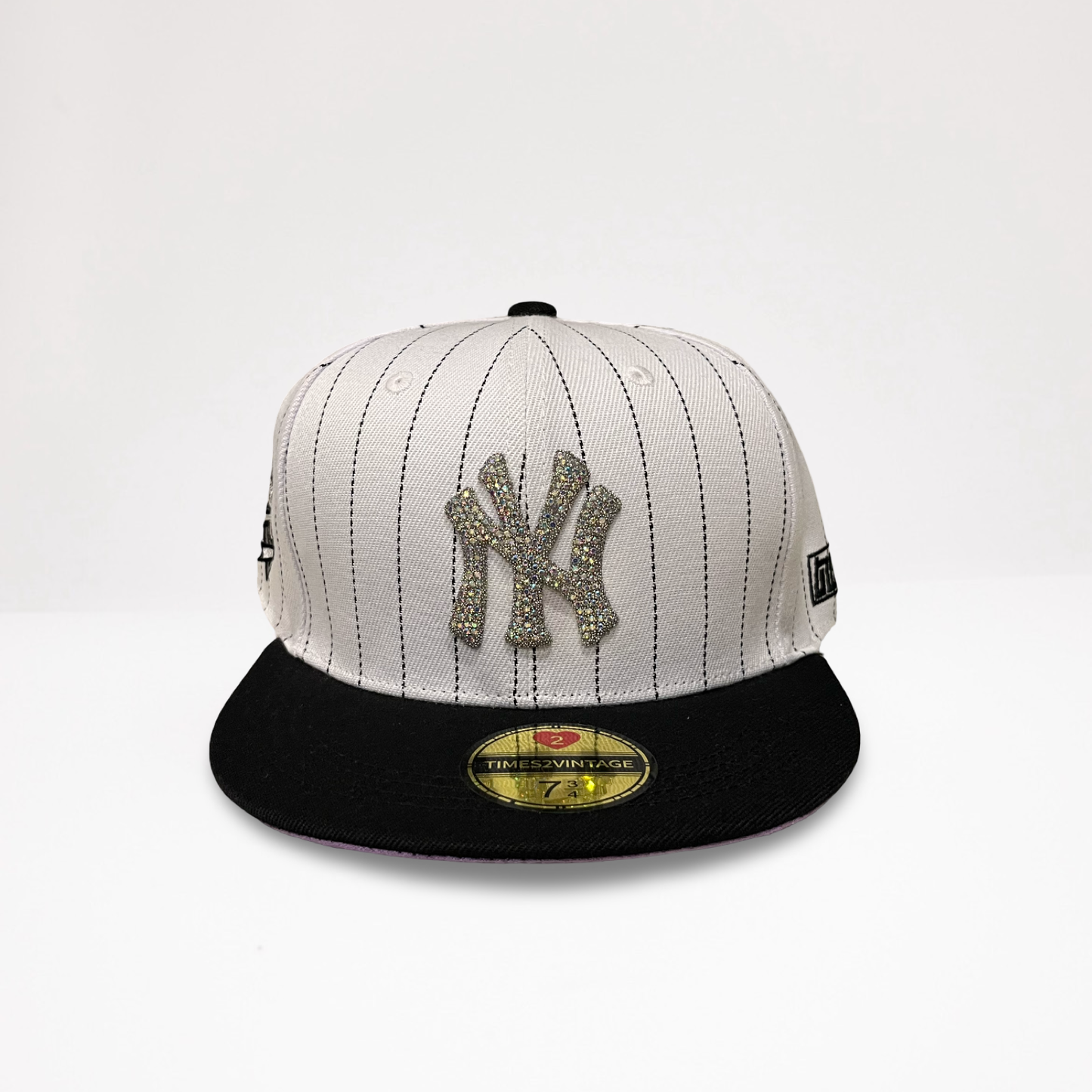 Diamonds Dancing NY - Pinstripe/Black Fitted