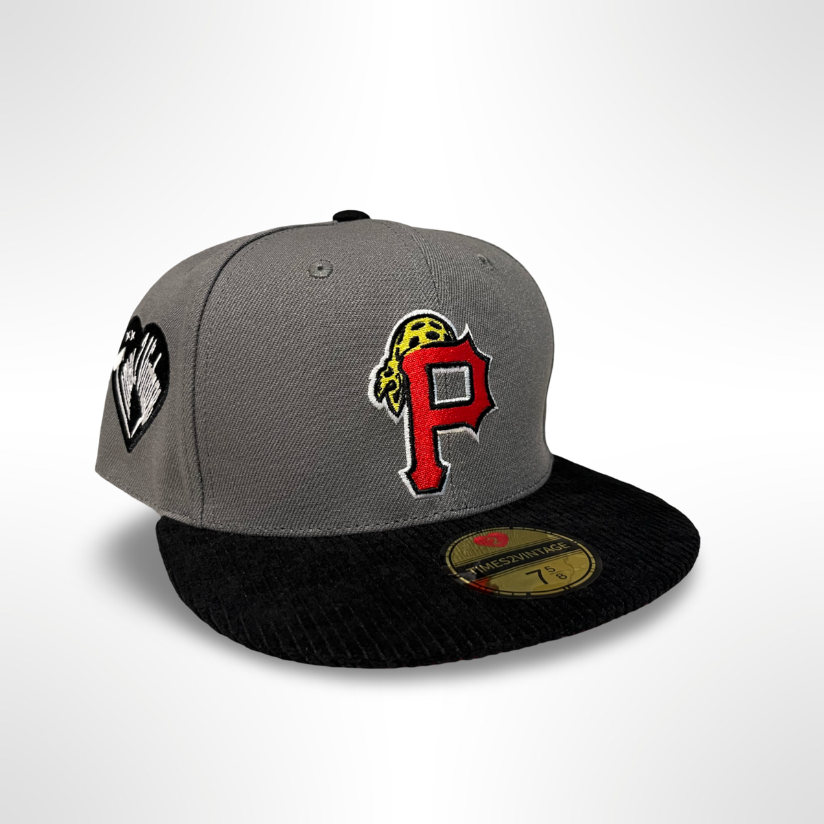 Pittsburgh Classic Pirates - Grey/Black Fitted