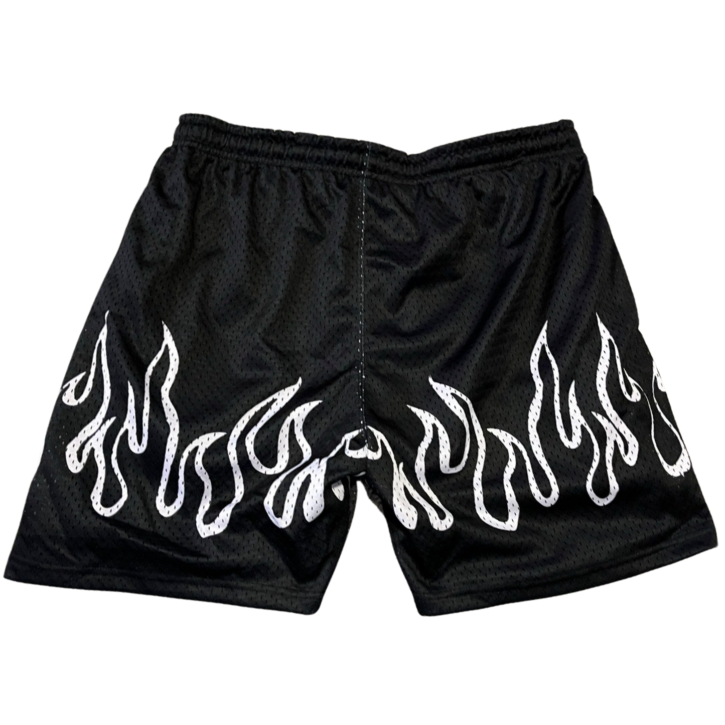 Light It Up Fire Shorts - Black