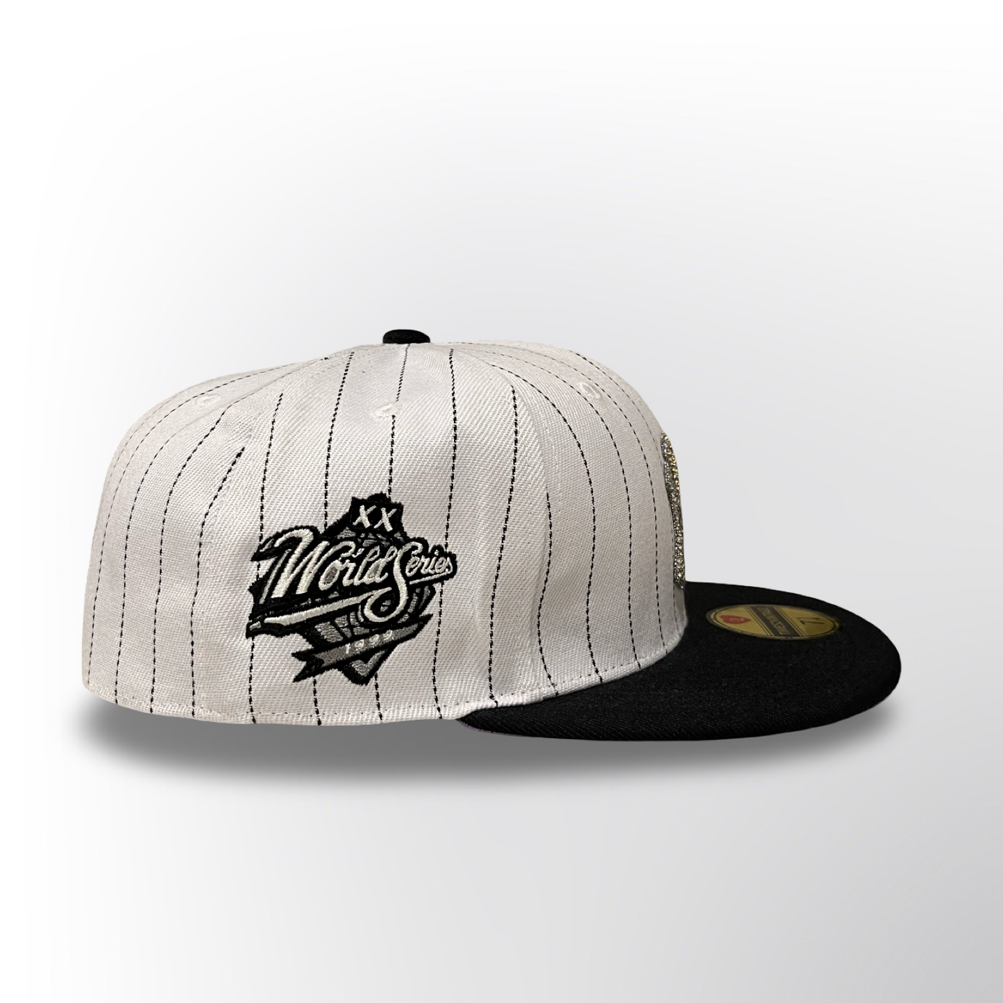 Diamonds Dancing NY - Pinstripe/Black Fitted