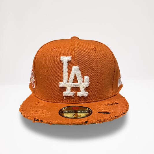 Distressed LA - Burnt Orange Fitted