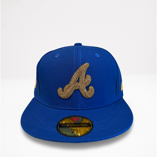 Golden Diamonds Dancing ATL - Royal Blue Fitted