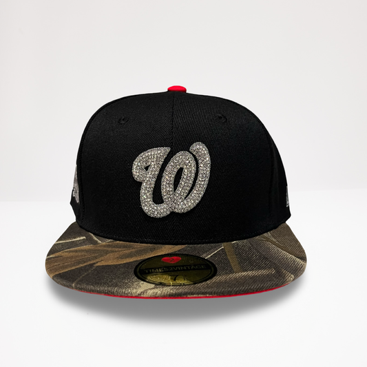 Diamonds Dancing DC - Black/Real Tree Fitted