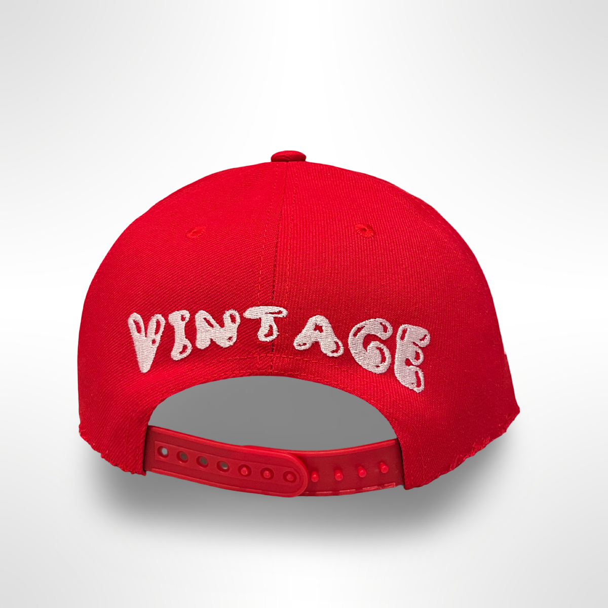 Distressed ATL - Red Snap Back