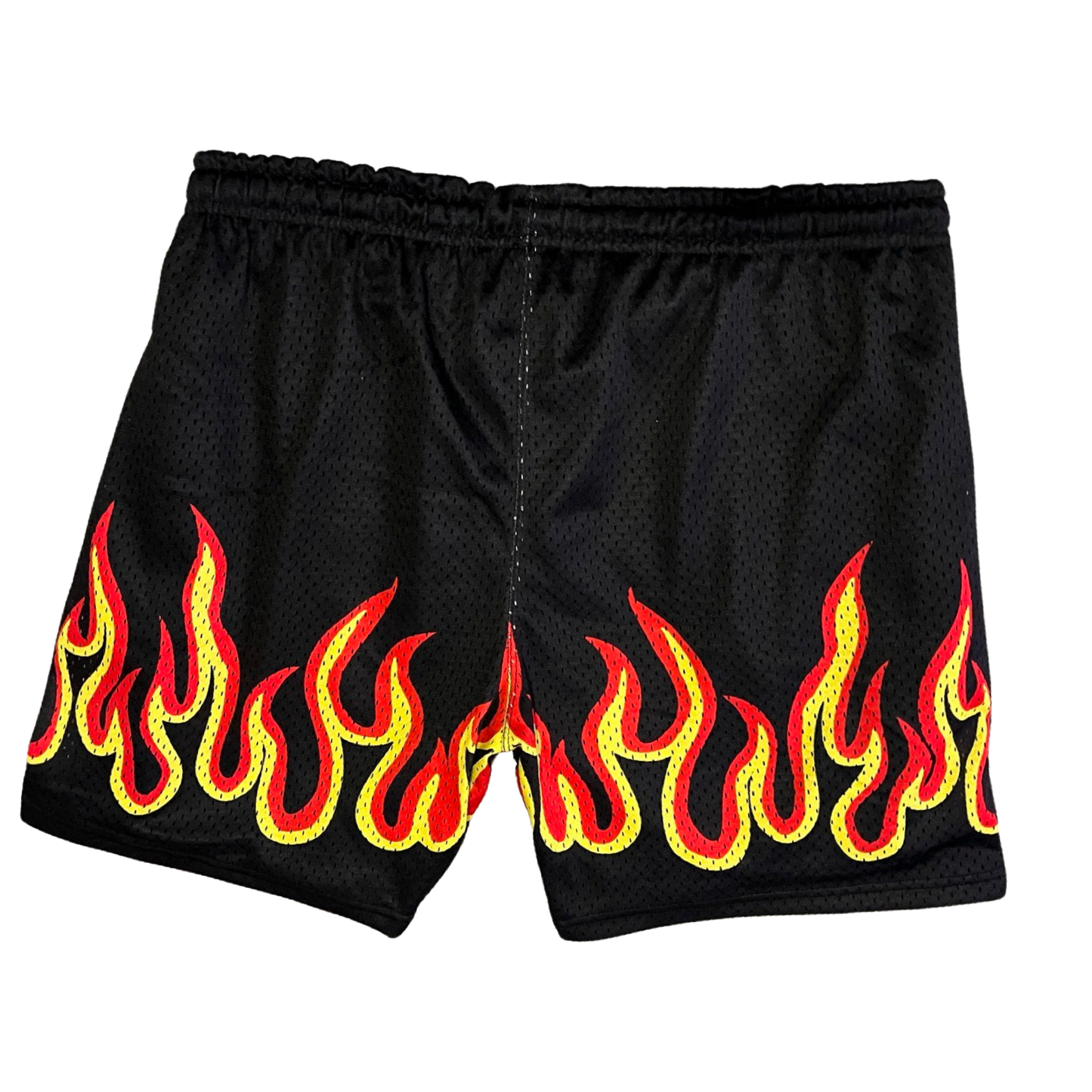 Heat It Up Fire Shorts - Black