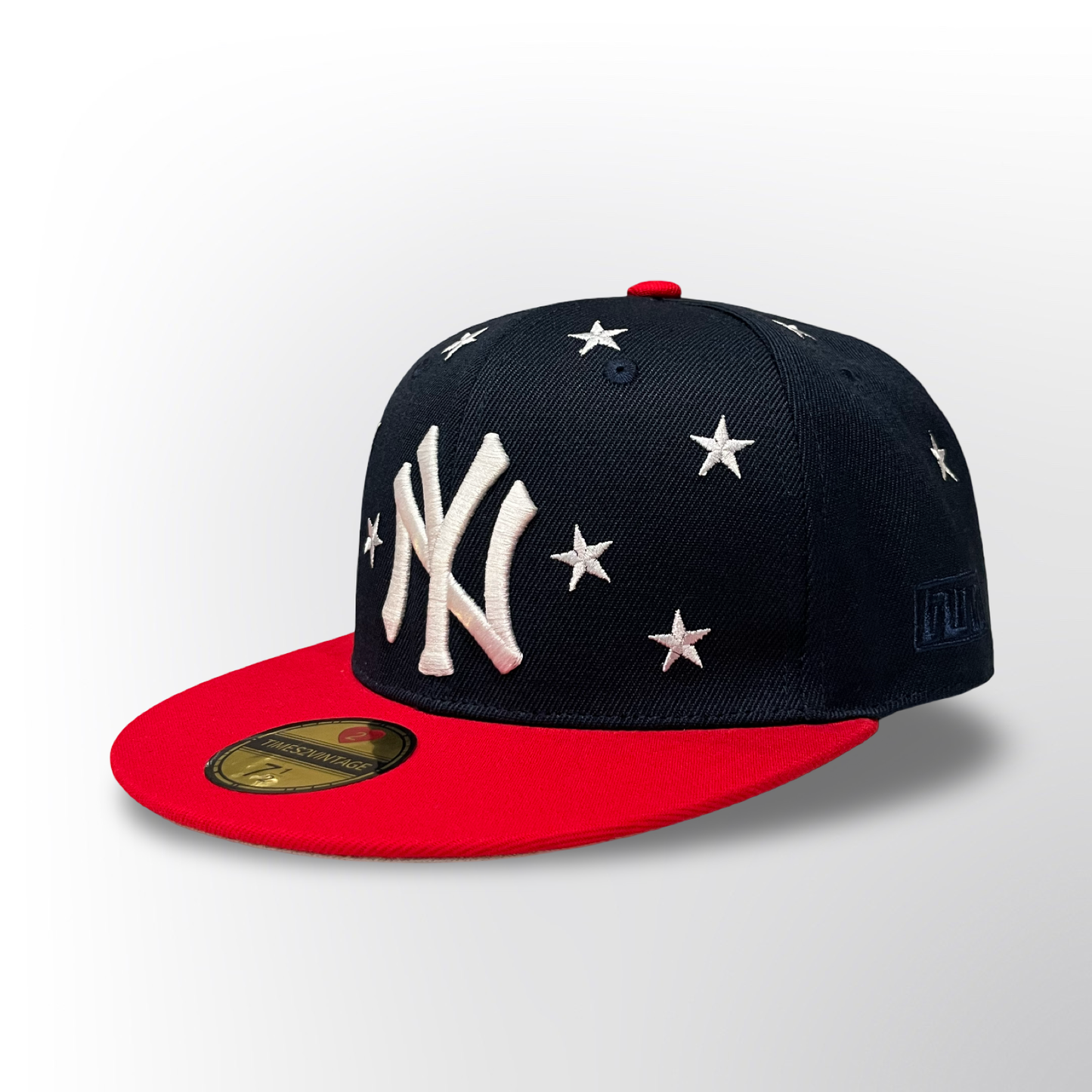 Land of The Free NY - Navy/Red Fitted
