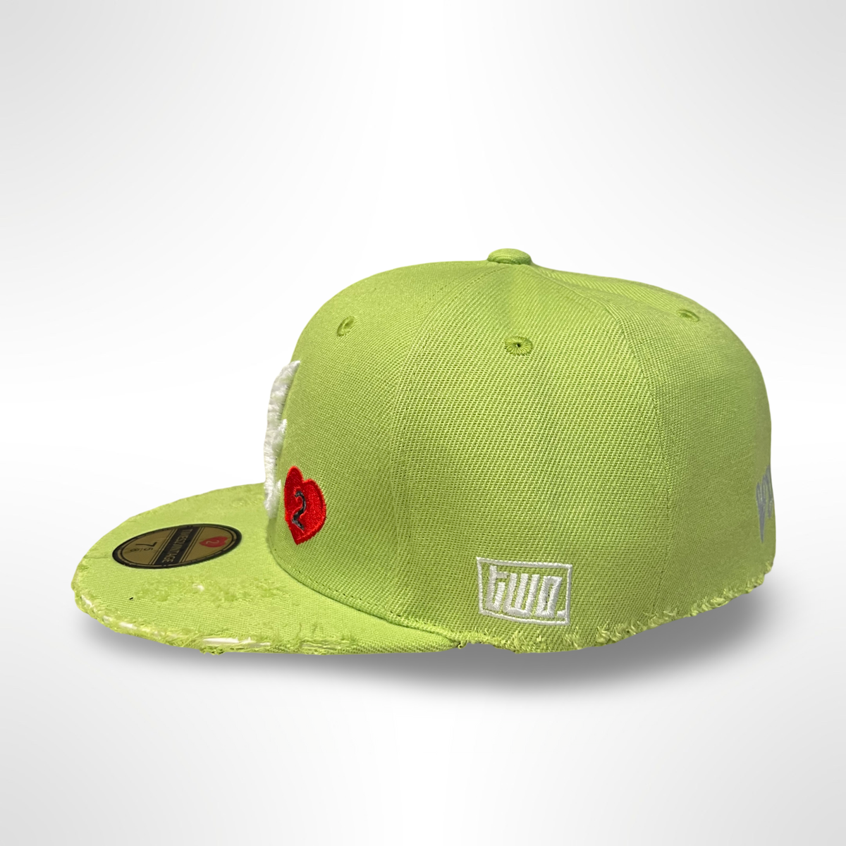 Distressed ATL - Grinch Green Fitted