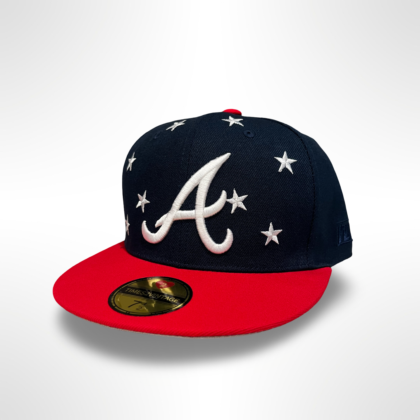 Home Of The Braves - Blue/Red Fitted