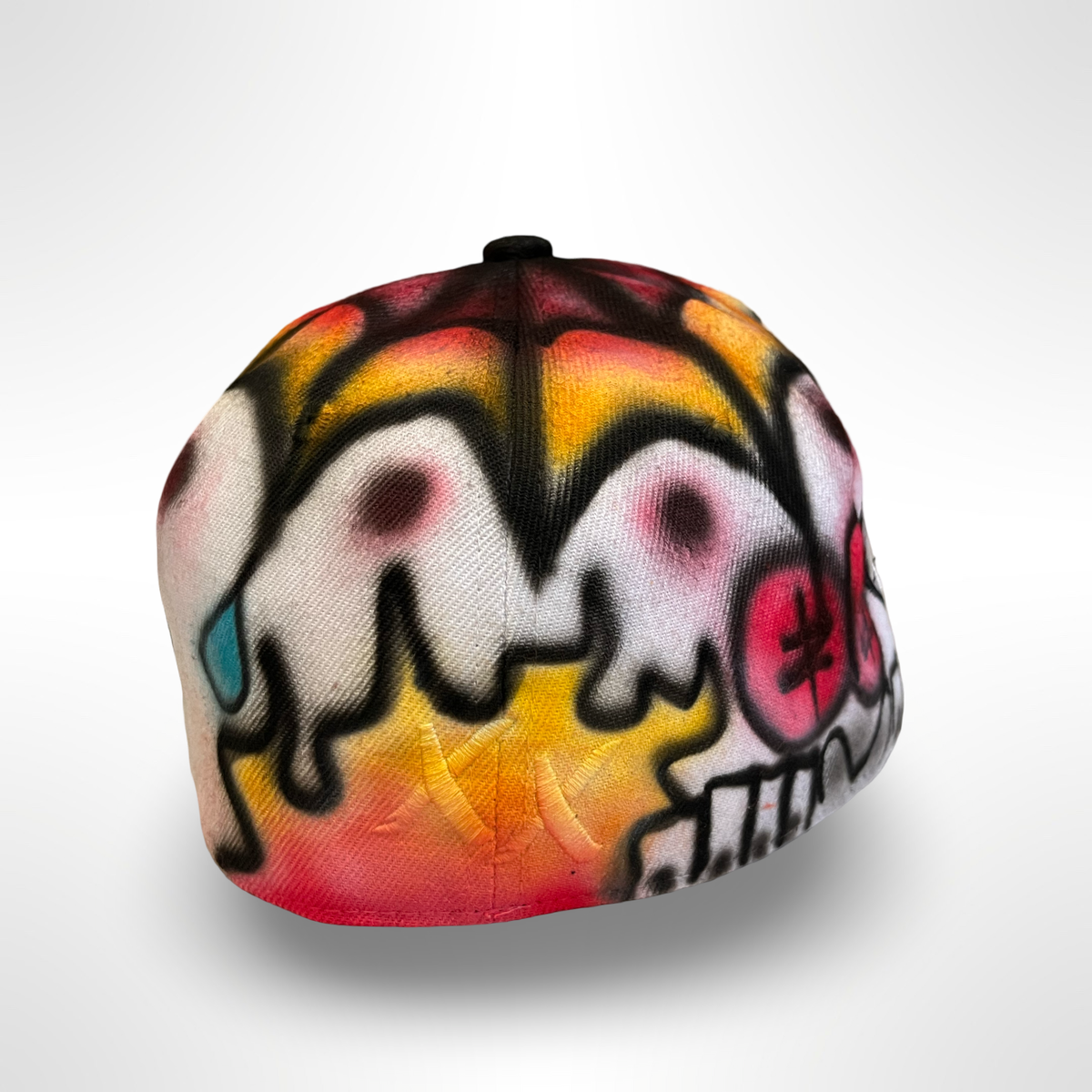 Afrobaby Graffiti NY - White Fitted