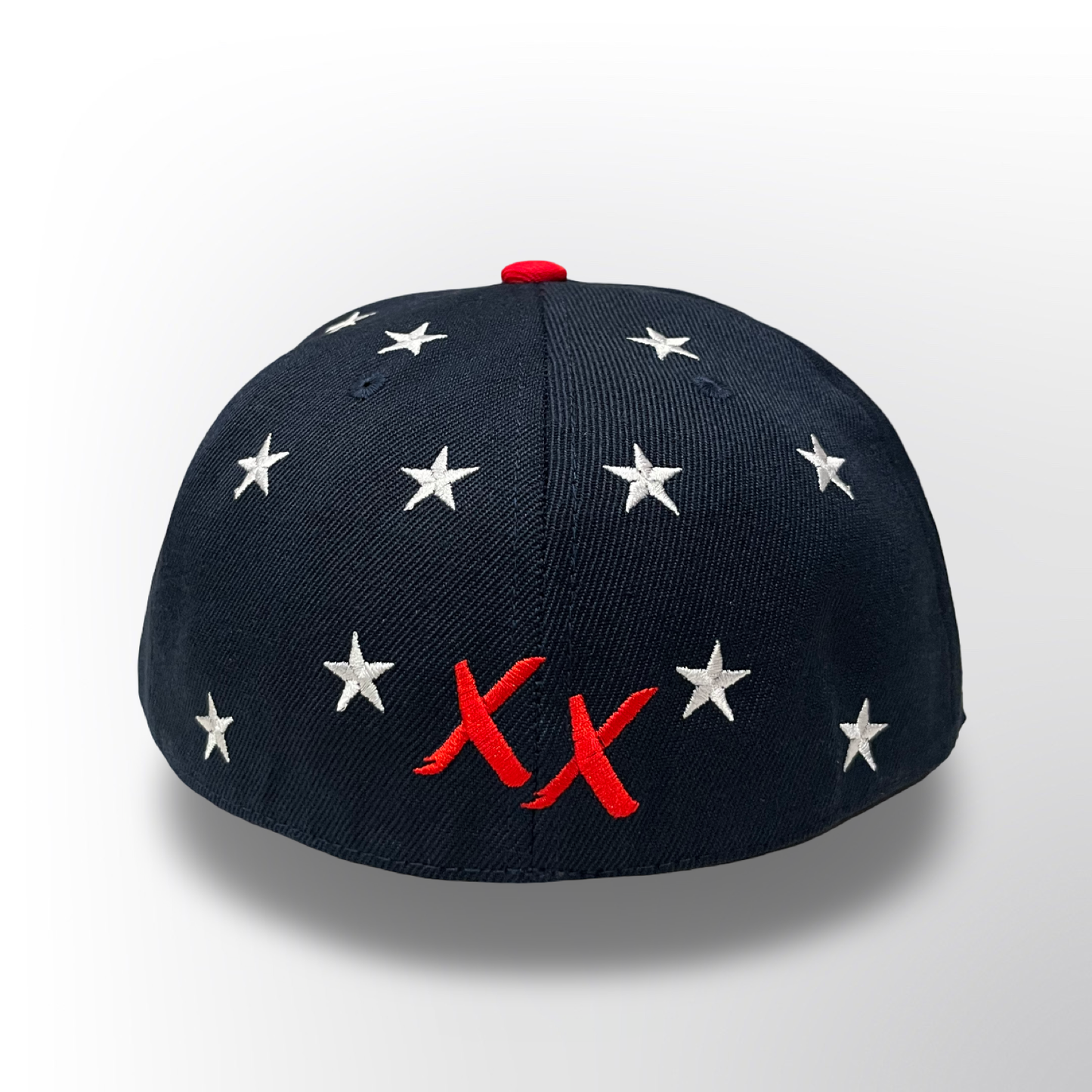 Land of The Free NY - Navy/Red Fitted