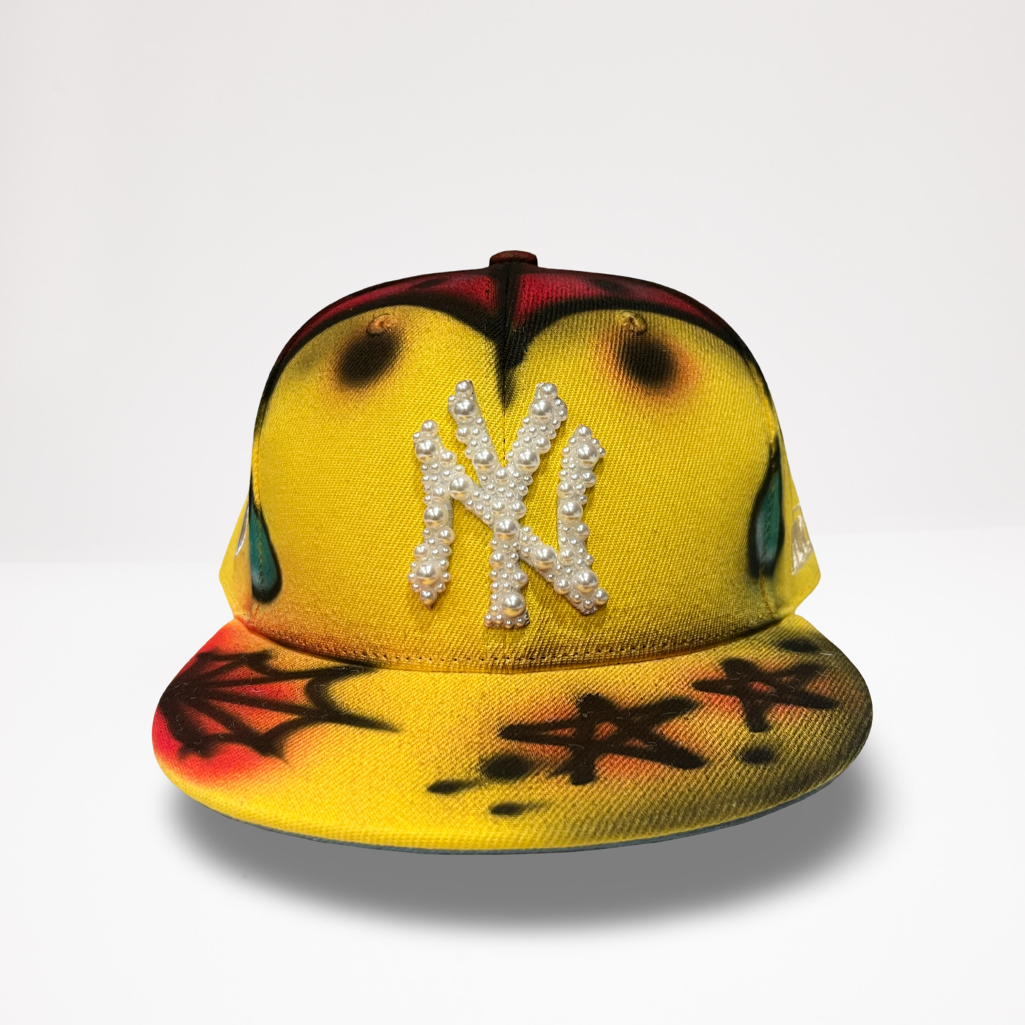Afrobaby Dirty Pearls NY - Yellow Fitted